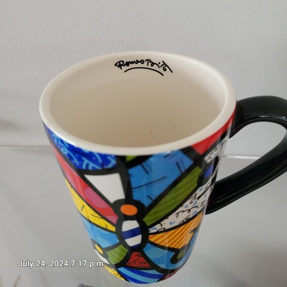 Romeo Britto Cat Teapot & Mugs - Picture 4 of 10